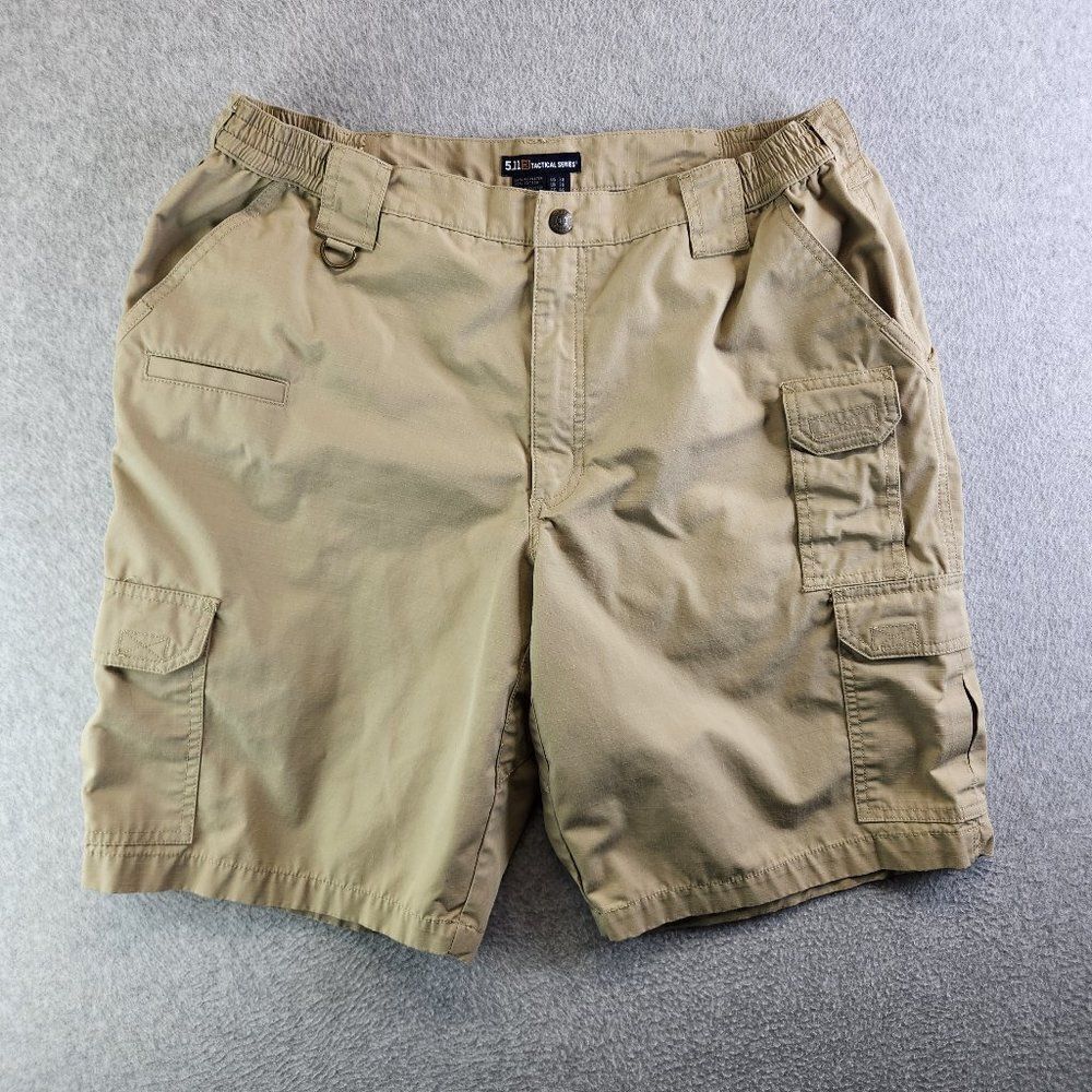 5.11 Tactical Shorts Mens 38 Beige Tan Taclite Pro Ripstop Strap D Ring Durable